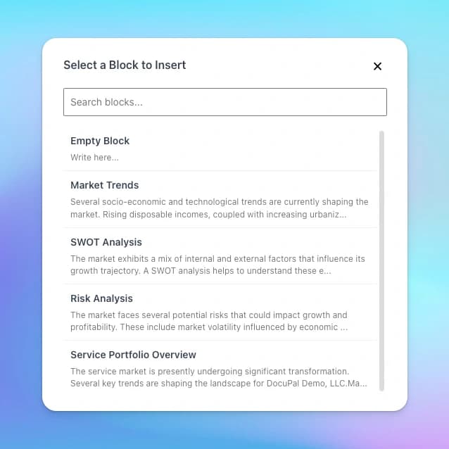 Content Library