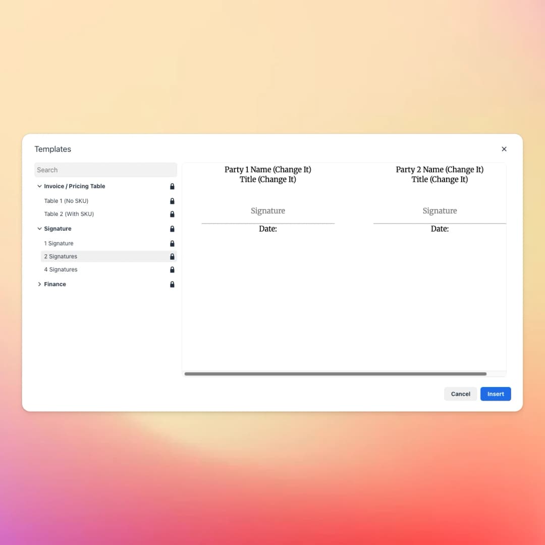 Editor Templates